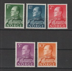 NORWAY 1959 SG 485/9 MNH Cat £90