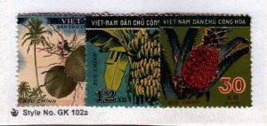 NORTH VIET NAM Sc 106-8 NH ISSUE OF 1959 - FRUITS