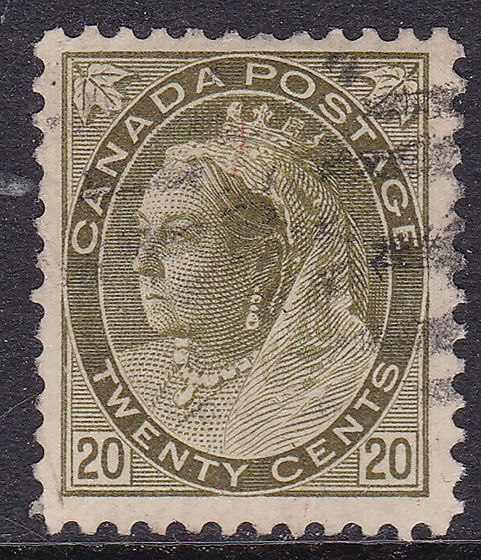 CANADA^^^^^ 1902  # 84  used  KEY VICTORIA   CLASSIC  $$$@x xxdca77ca