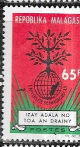 Malagasy Republic #361  65fr (MLH) CV $0.60