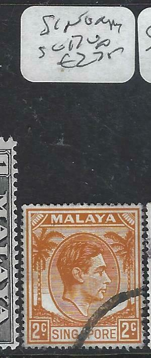 SINGAPORE  (P1404BB)  KGVI  2C  SG 17   VFU