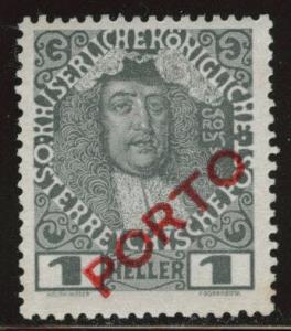 Austria Scott J47 MH* 1916 postage due