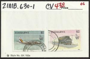 Zambia #630-1 Used  Cat $4.20 E 03151