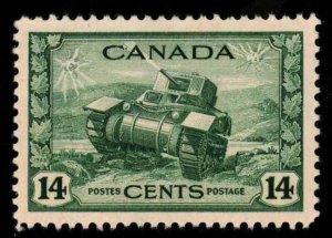 CANADA SCOTT# 259 ISSUE OF 1943 - OGLH - VF - CV $7.50  (ESP#414)