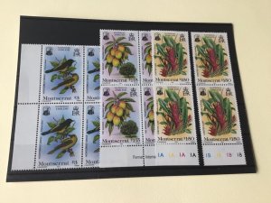 Montserrat Birds Fruit & Flowers  mint never hinged  stamps Ref 55087