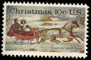 # 1551 USED CHRISTMAS CURRIER AND IVES