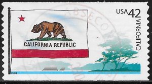 US 4279 Used - Flags of Our Nation - California - Tree