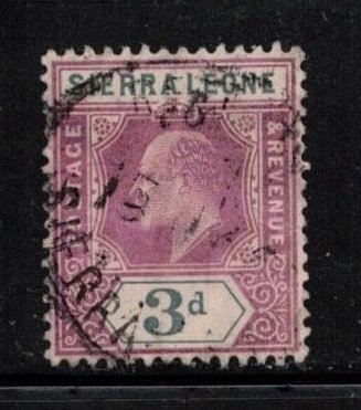 SIERRA LEONE  Scott # 82 Used - KEVII