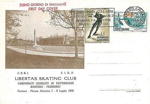 SPORT -  HOCKEY: POSTAL HISTORY - ITALY 1956