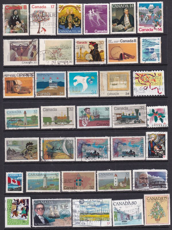 Canada 73 Used Stamps