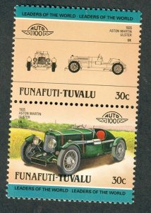 Tuvalu Funafuti #30 Classic Cars MNH attached pair