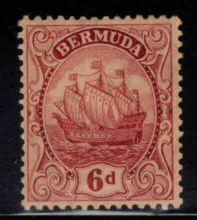 BERMUDA Scott 91 MH* Caravel ship stamp