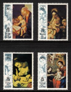 TRISTAN DA CUNHA 1993 Christmas; Scott 531-34, SG 549-52; MNH