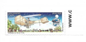 BRAZIL 2006 100TH ANNIV. OF THE FOURTEEN BIS FLIGHT AVIATION SANTOS DUMONT MNH