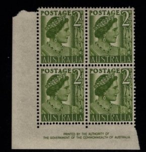 Australia - #231 Elizabeth Corner Block/4 - MNH