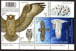 Finland Stamp 1087  - Owls