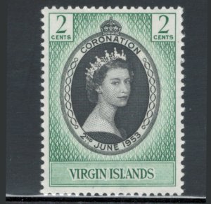 Virgin Islands 1953 Coronation Omnibus Issue Scott # 114 MH