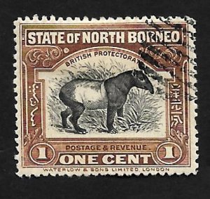 North Borneo 1909 - CTO - Scott #136