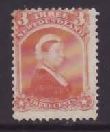 Newfoundland-Sc#33- id24-unused LH og 3c QV-1870-