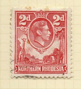 Northern Rhodesia 1938 Early Issue Fine Used 2d. NW-167037