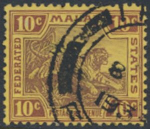 Federated Malay States   SC# 64 Used  see details & scans