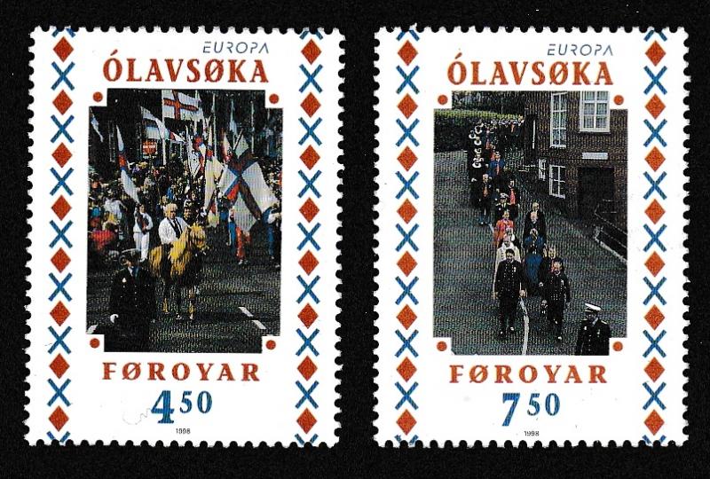 Faroe Is. National Festivals Europa CEPT 2v SG#346-347 SC#336-337