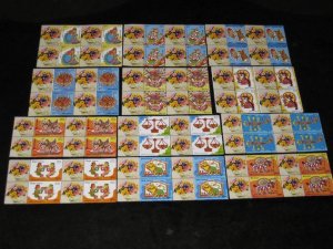 India 2011 INDIPEX-2011 Personalized My stamp Astrological Sign Leo Libra Vir...