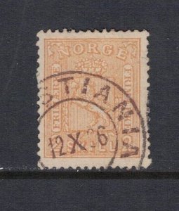 NORWAY Sc# 6 USED FVF Coat of Arms