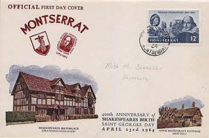 Montserrat, First Day Cover
