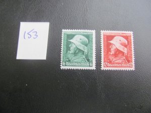 Germany 1935 MNH SC 452-453 SET VF/XF 20 EUROS (153)