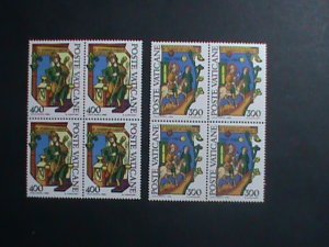 VATICAN 1980 SC#677-8  700TH ANNIVERSARY DEATH- ST. ALBERTUS MAGNUS-MNH-BLOCK