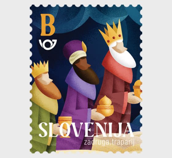 Stamps of Slovenia ( Pre order) 2022  - Christmas - B, Three Kings.