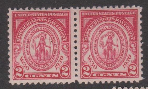 USA Sc#682 Pair MNH