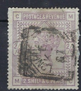 Great Britain 96 Used 1883 issue; has paper on back (an7794)