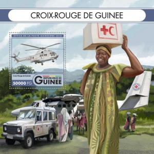 GUINEA 2016 SHEET RED CROSS