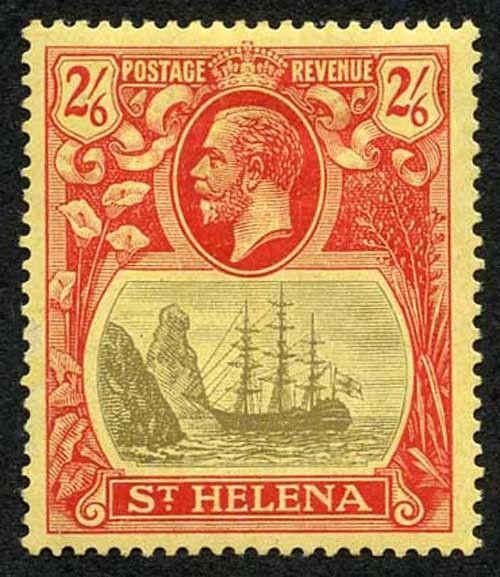 St Helena SG94 2/6 Wmk Mult Crown CA M/Mint