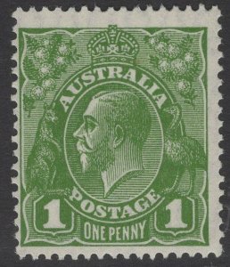 AUSTRALIA SG95 1926 1d SAGE-GREEN p13½x12½ MNH