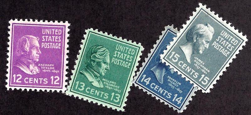 817-820 Mint,OG,NH... SCV $4.20