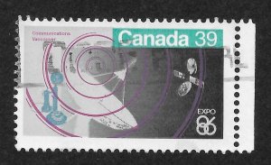 Canada Scott 1079 Used H - EXPO '86 Communications - SCV $0.55