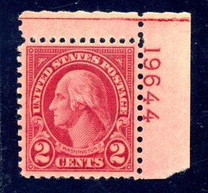 US SCOTT #634A PL# MINT-XF-SUPERB-OG-NH W/ PF CERTS SCV $600