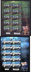 Guernsey-Sc#833-34-two unused NH sheets of 10-Europa 2004-Bo