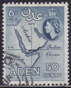 Aden 53b Map of Aden 1955