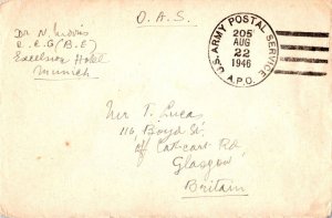 United States A.P.O.'s Soldier's Free Mail 1946 U.S. Army Postal Service, A.P...