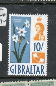 GIBRALTAR  QEII 10/-     SG 172   MNH      P0403H