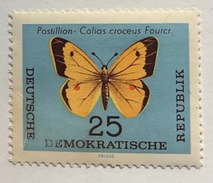 Germany DDR 1964 Scott 686 MNH - 25pf,  Butterfly