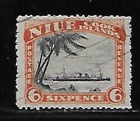 Niue 65 6d RMS Monowai single Used