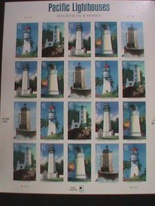 ​UNITED STATES-2007-SC#4146-50  PACIFIC LIGHTHOUSES MNH SHEET VERY FINE-