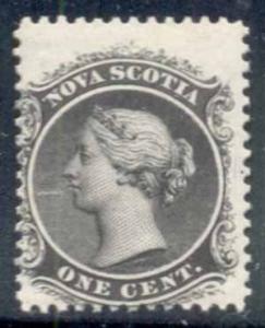 Nova Scotia ~ #8 ~ 1c Queen Victoria ~ MH