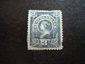 Stamps - Newfoundland - Scott# 60 - Mint Hinged Part Set of 1 Stamp