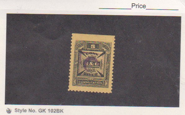 Scott # 4T2 Used Baltimore & Ohio - Connecticut River Telegraph Co. Stamp F-VF